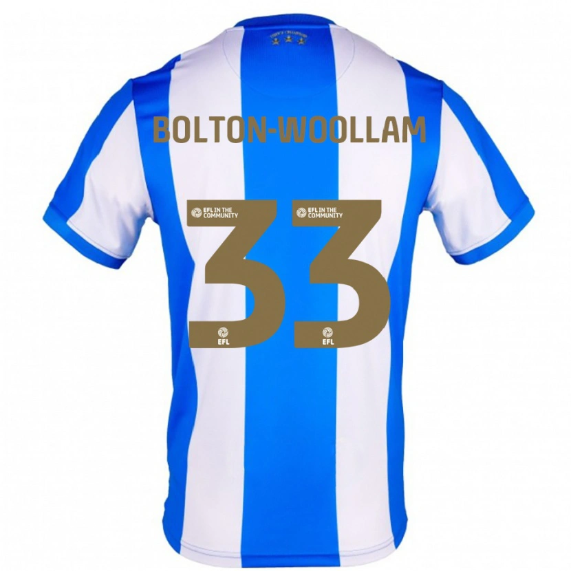 Danxen Homem Camisola Kacey Bolton-Woollam #33 Azul Branco Principal 2025/26 Camisa Brasil