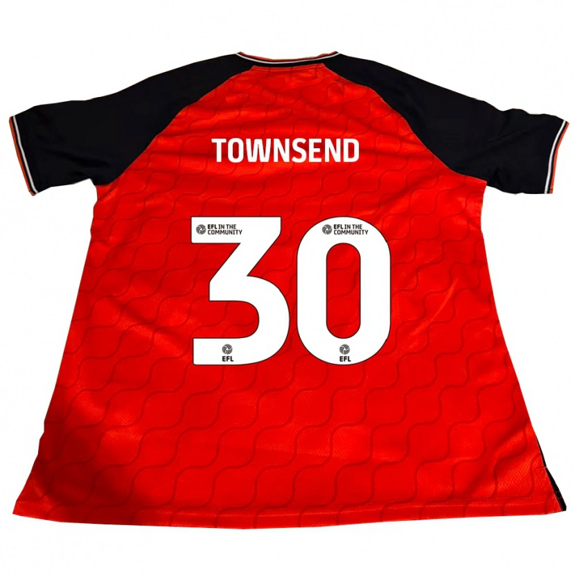 Danxen Homem Camisola Andros Townsend #30 Laranja Preto Branco Principal 2025/26 Camisa Brasil