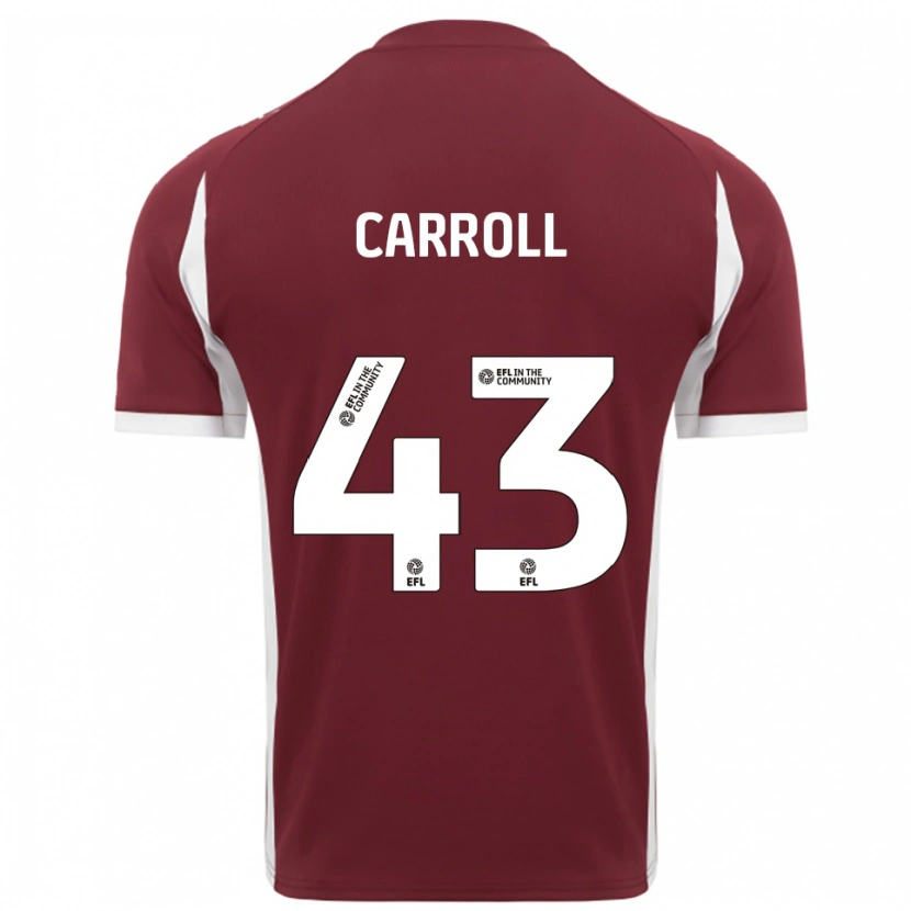 Danxen Homem Camisola Charlie Carroll #43 Vinho Branco Principal 2025/26 Camisa Brasil