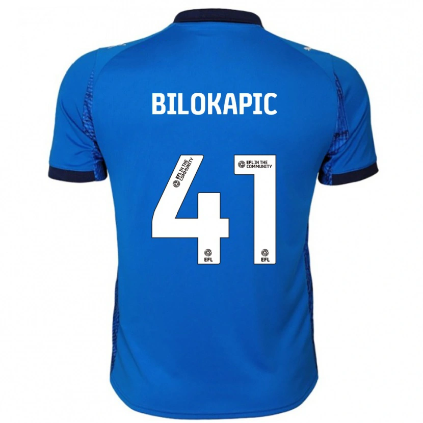 Danxen Homem Camisola Nicholas Bilokapic #41 Azul Branco Principal 2025/26 Camisa Brasil