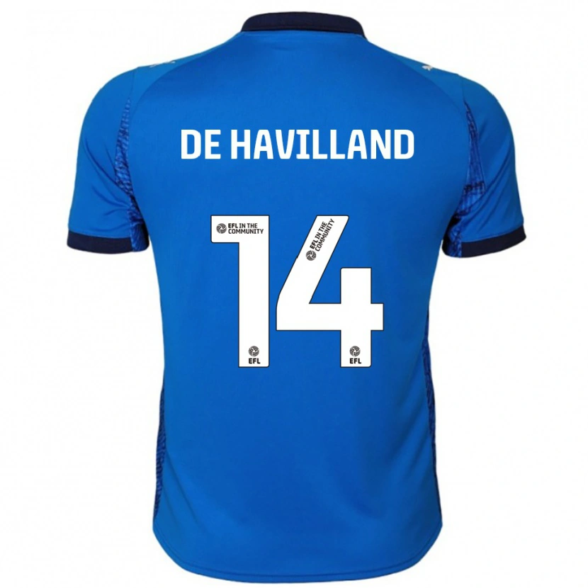 Danxen Homem Camisola Ryan De Havilland #14 Azul Branco Principal 2025/26 Camisa Brasil
