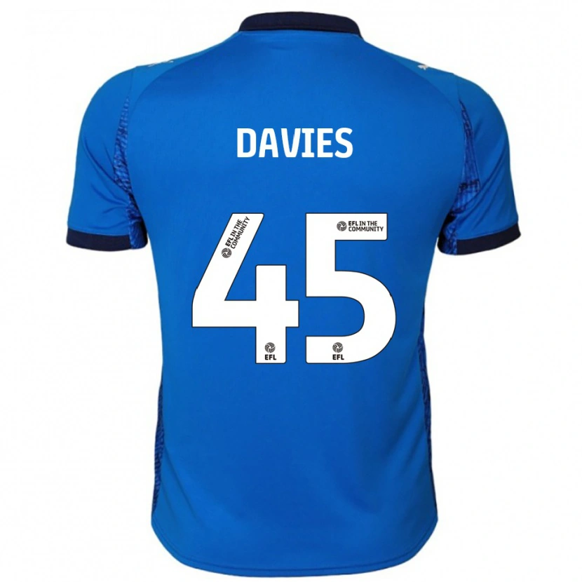 Danxen Homem Camisola Joe Davies #45 Azul Branco Principal 2025/26 Camisa Brasil