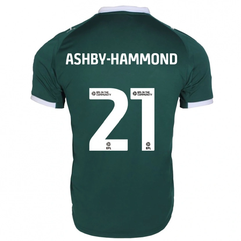 Danxen Homem Camisola Luca Ashby-Hammond #21 Verde Branco Principal 2025/26 Camisa Brasil