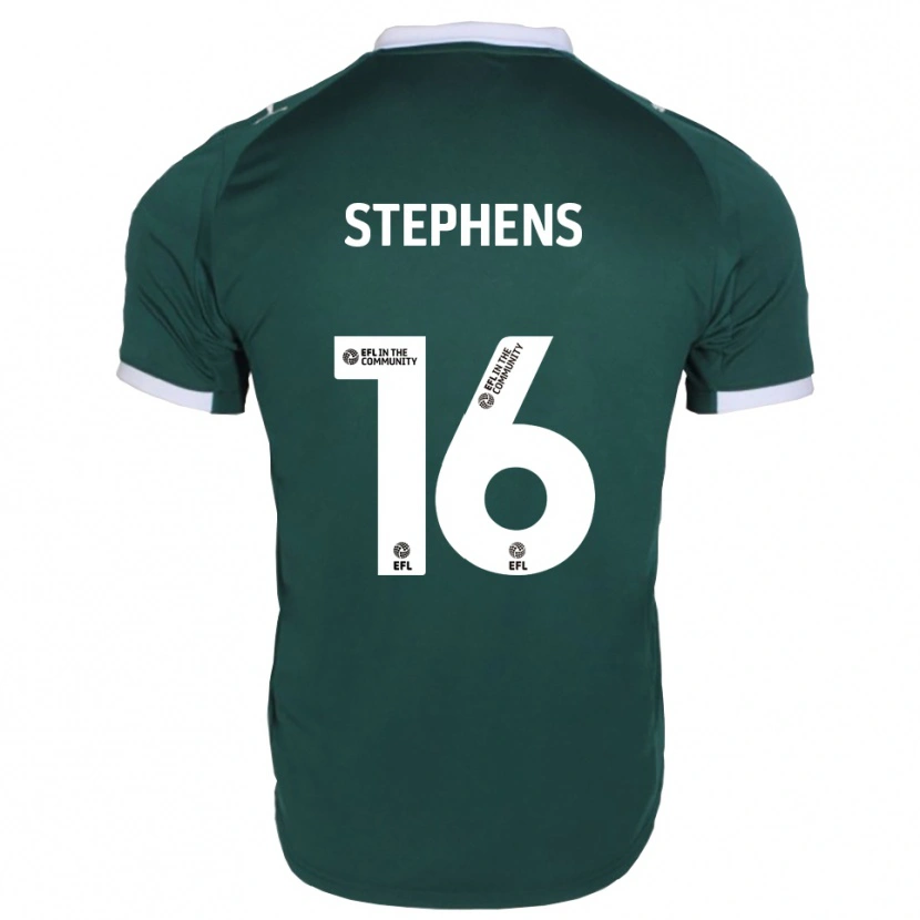 Danxen Homem Camisola Ella Stephens #16 Verde Branco Principal 2025/26 Camisa Brasil
