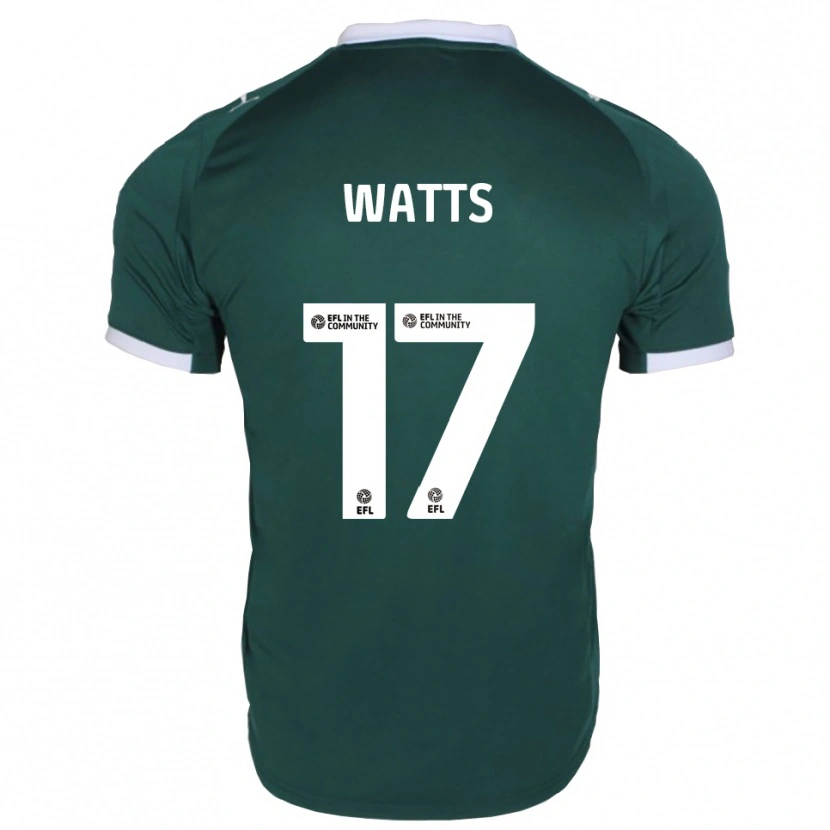 Danxen Homem Camisola Caleb Watts #17 Verde Branco Principal 2025/26 Camisa Brasil