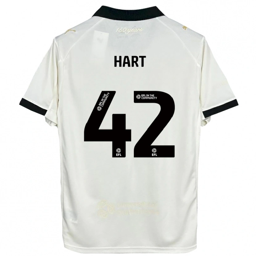 Danxen Homem Camisola Sam Hart #42 Branco Sujo Preto Principal 2025/26 Camisa Brasil
