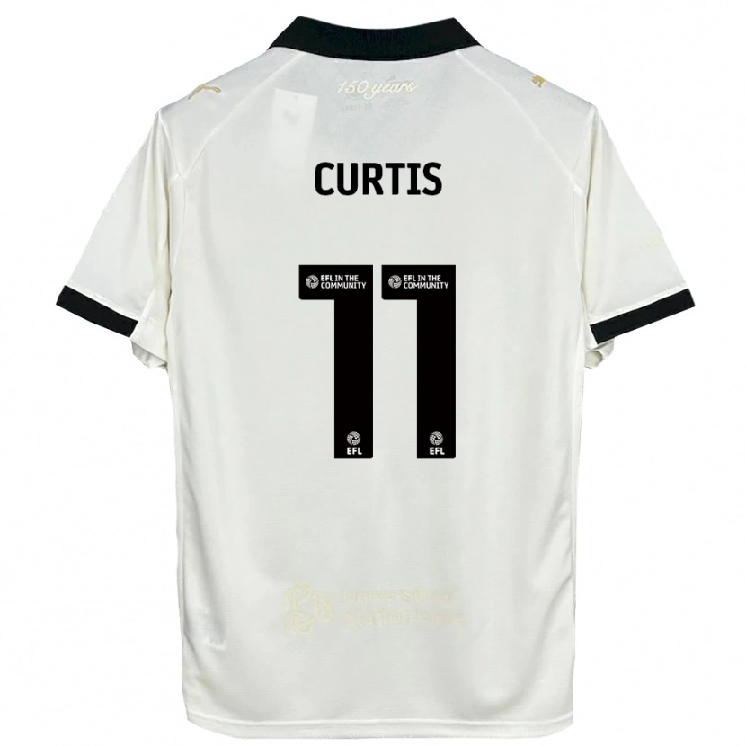 Danxen Homem Camisola Ronan Curtis #11 Branco Sujo Preto Principal 2025/26 Camisa Brasil