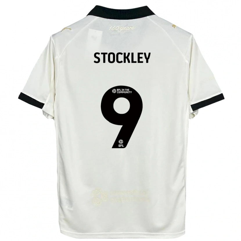 Danxen Homem Camisola Jayden Stockley #9 Branco Sujo Preto Principal 2025/26 Camisa Brasil