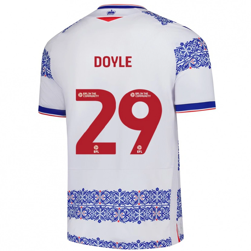 Danxen Homem Camisola Kamari Doyle #29 Branco Azul Principal 2025/26 Camisa Brasil