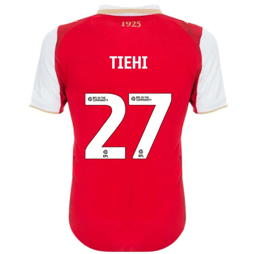 Danxen Homem Camisola Christ Tiehi #27 Vermelho Branco Principal 2025/26 Camisa Brasil