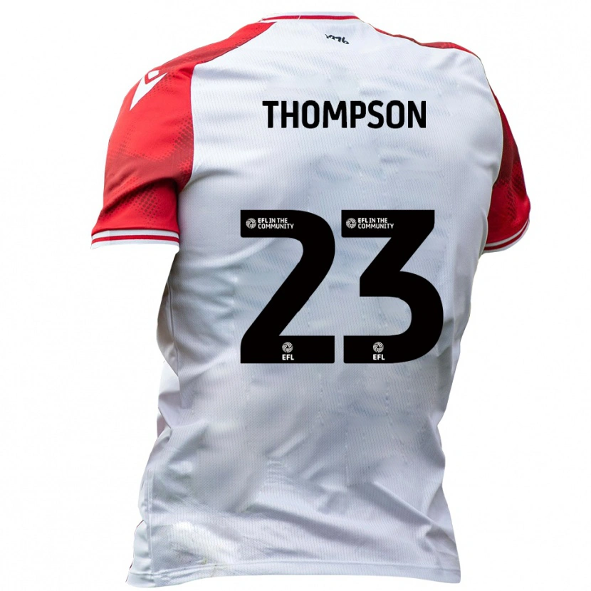 Danxen Homem Camisola Louis Thompson #23 Branco Vermelho Principal 2025/26 Camisa Brasil