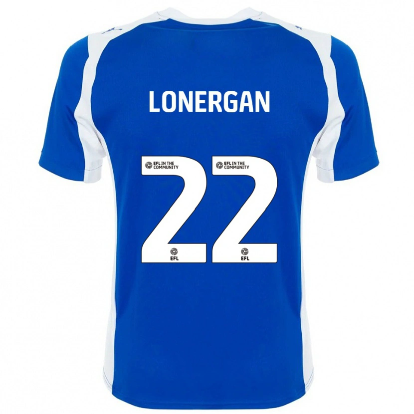 Danxen Homem Camisola Andy Lonergan #22 Azul Branco Principal 2025/26 Camisa Brasil