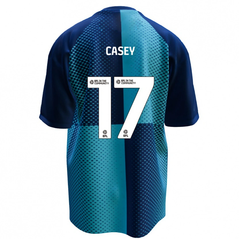 Danxen Homem Camisola Dan Casey #17 Azul Azul Celeste Principal 2025/26 Camisa Brasil