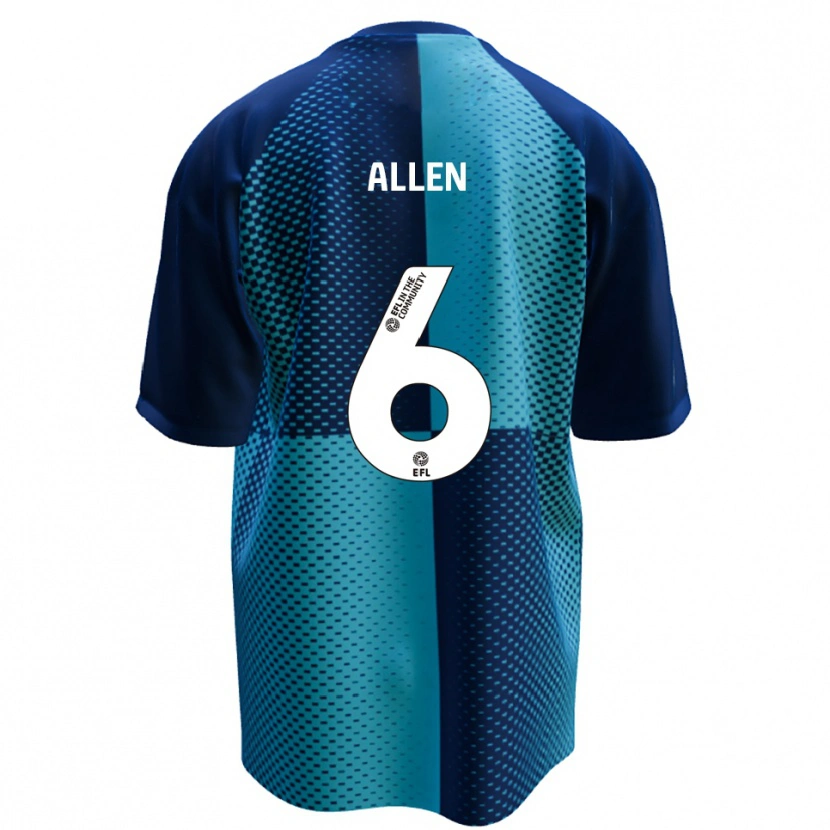 Danxen Homem Camisola Taylor Allen #6 Azul Azul Celeste Principal 2025/26 Camisa Brasil