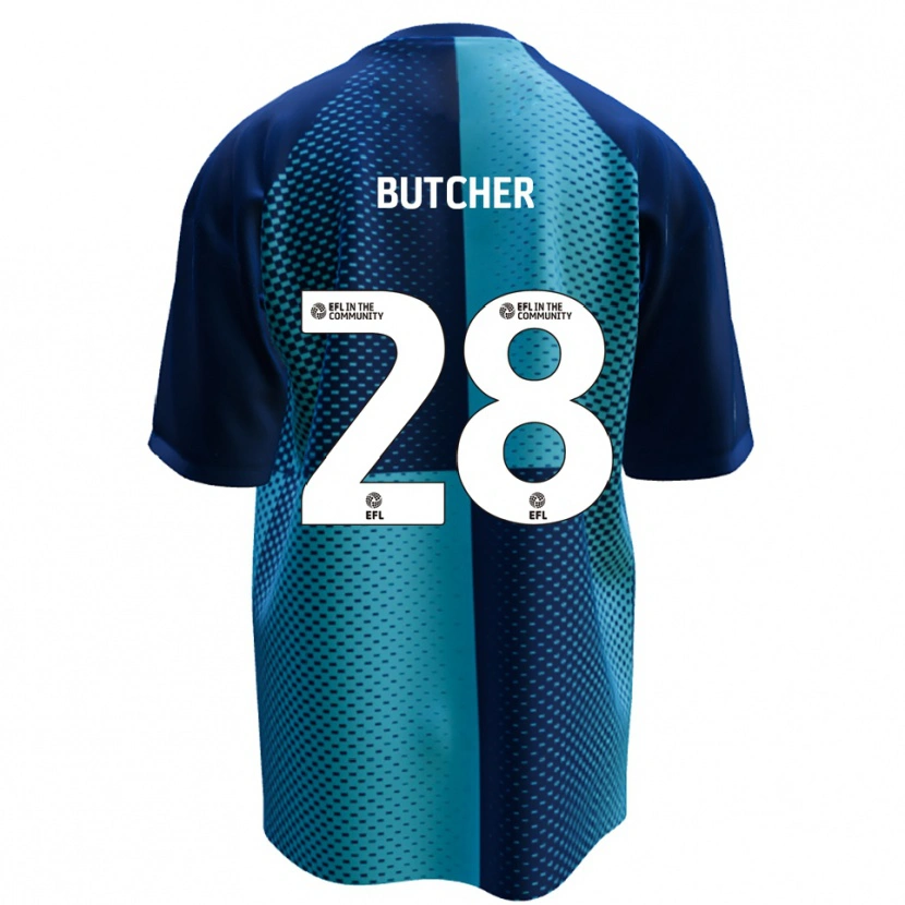 Danxen Homem Camisola Matt Butcher #28 Azul Azul Celeste Principal 2025/26 Camisa Brasil