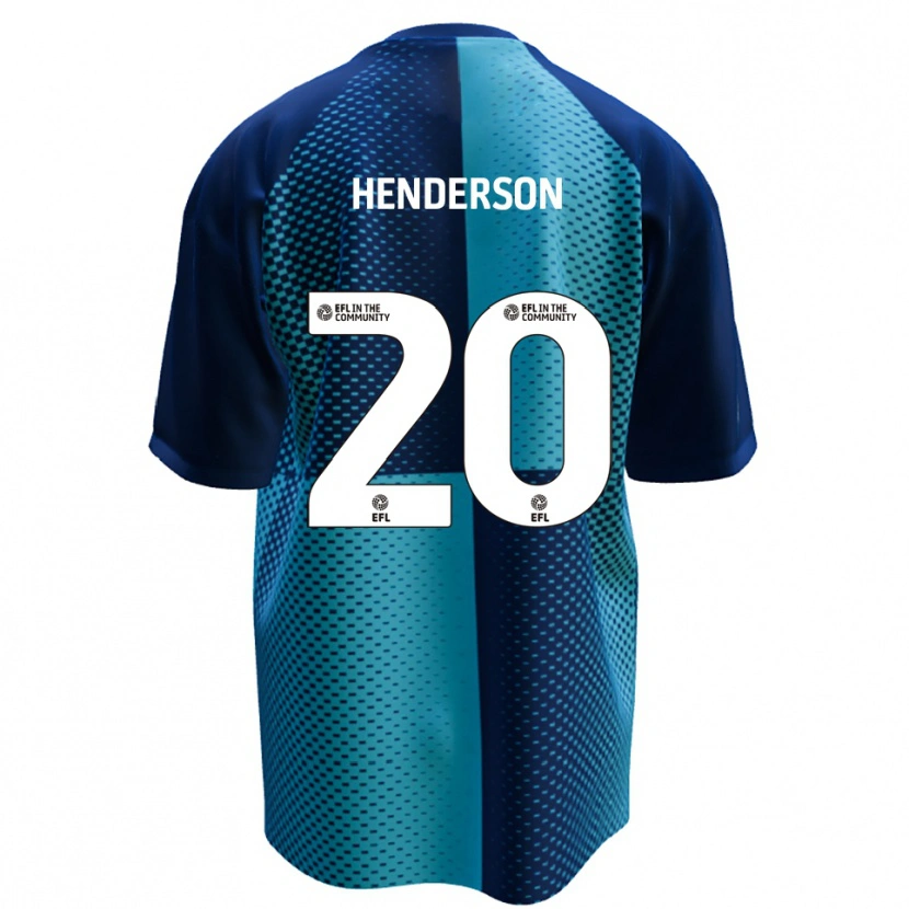 Danxen Homem Camisola Ewan Henderson #20 Azul Azul Celeste Principal 2025/26 Camisa Brasil