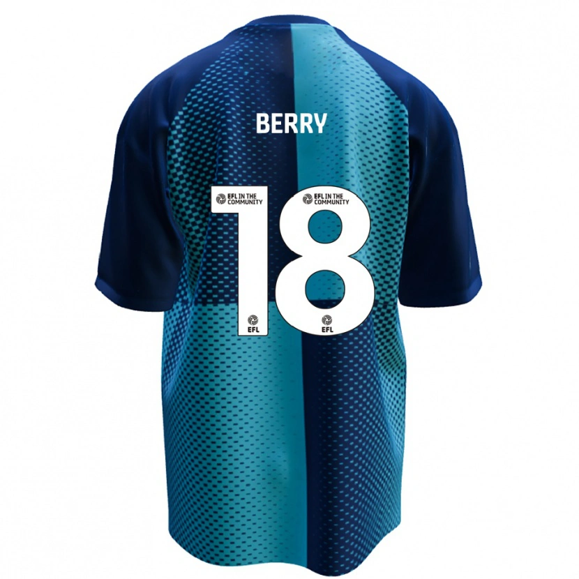 Danxen Homem Camisola James Berry #18 Azul Azul Celeste Principal 2025/26 Camisa Brasil