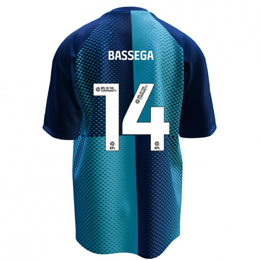 Danxen Homem Camisola Nsemi Bassega #14 Azul Azul Celeste Principal 2025/26 Camisa Brasil