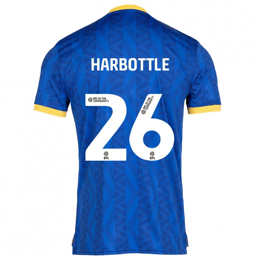 Danxen Homem Camisola Riley Harbottle #26 Azul Marinho Amarelo Principal 2025/26 Camisa Brasil