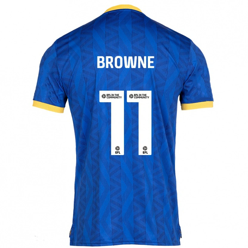 Danxen Homem Camisola Marcus Browne #11 Azul Marinho Amarelo Principal 2025/26 Camisa Brasil
