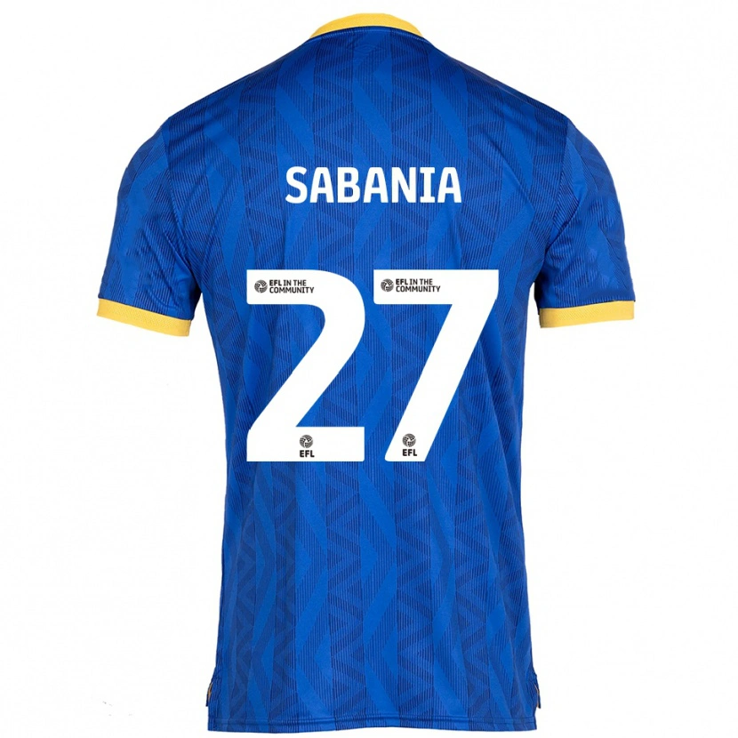 Danxen Homem Camisola Nadia Sabania #27 Azul Marinho Amarelo Principal 2025/26 Camisa Brasil