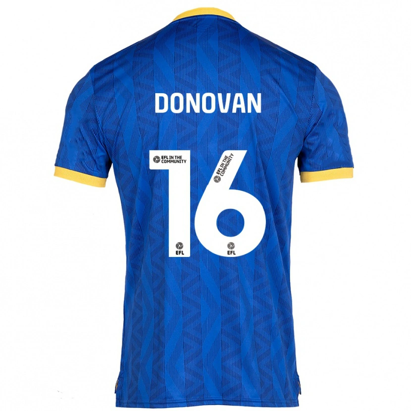 Danxen Homem Camisola Emily Donovan #16 Azul Marinho Amarelo Principal 2025/26 Camisa Brasil