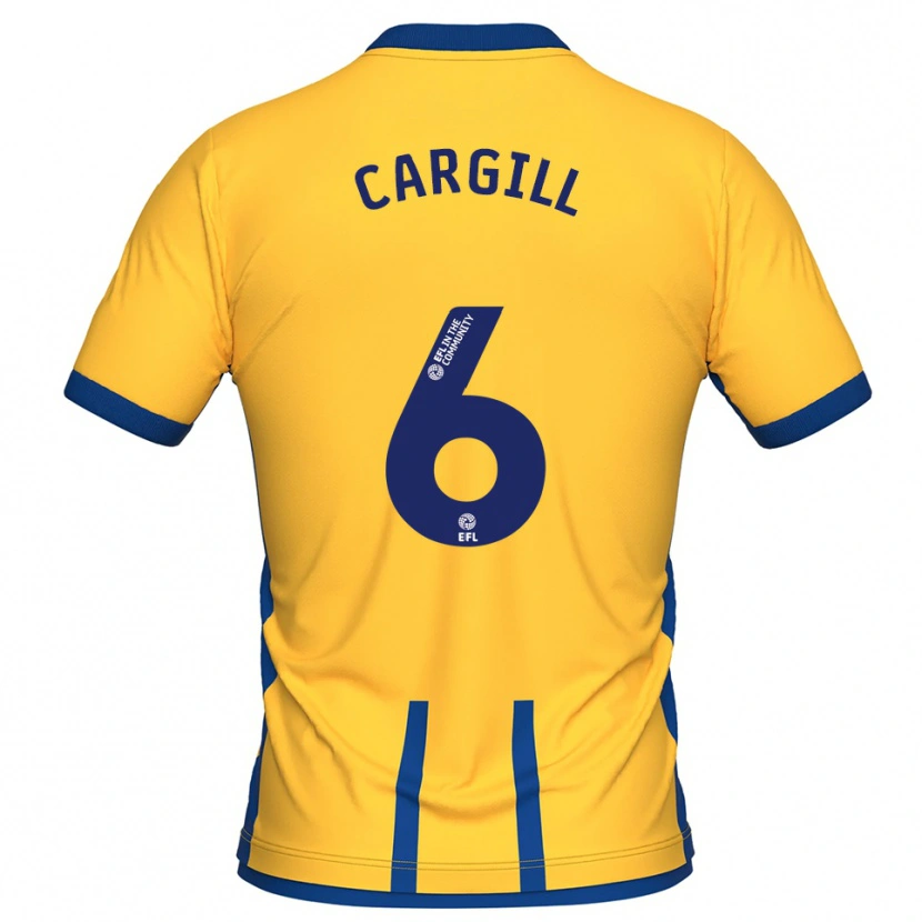 Danxen Homem Camisola Baily Cargill #6 Amarelo Azul Principal 2025/26 Camisa Brasil