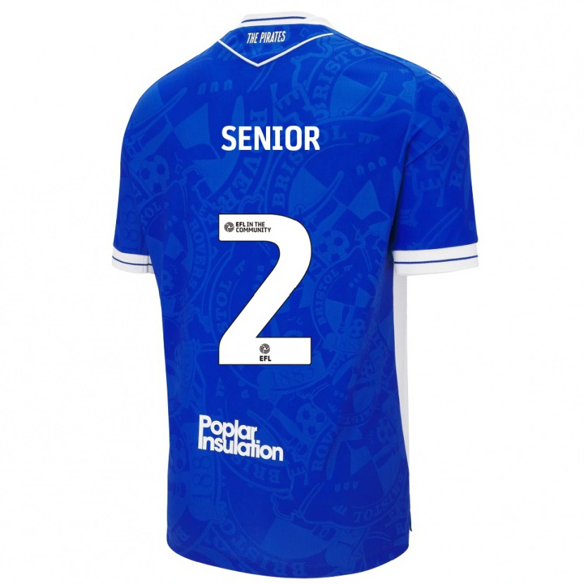 Danxen Homem Camisola Joel Senior #2 Azul Branco Principal 2025/26 Camisa Brasil