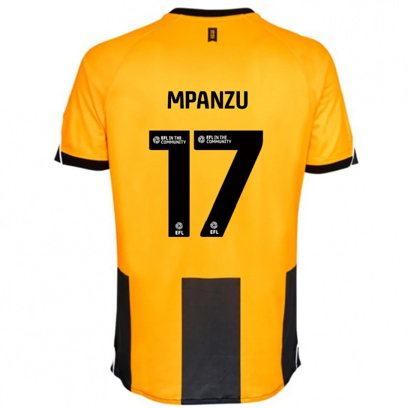 Danxen Homem Camisola Pelly Ruddock Mpanzu #17 Laranja Preto Principal 2025/26 Camisa Brasil