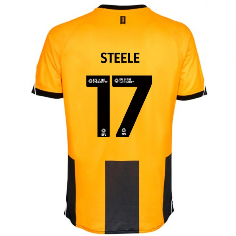 Danxen Homem Camisola Fran Steele #17 Laranja Preto Principal 2025/26 Camisa Brasil