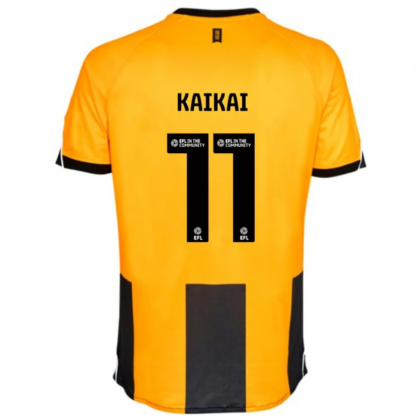Danxen Homem Camisola Sullay Kaikai #11 Laranja Preto Principal 2025/26 Camisa Brasil