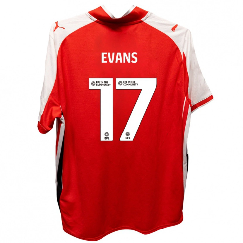 Danxen Homem Camisola Ched Evans #17 Vermelho Branco Principal 2025/26 Camisa Brasil