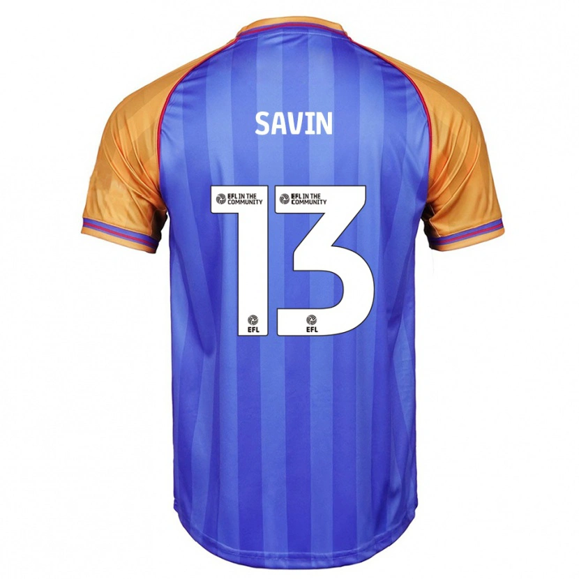 Danxen Homem Camisola Toby Savin #13 Azul Laranja Principal 2025/26 Camisa Brasil