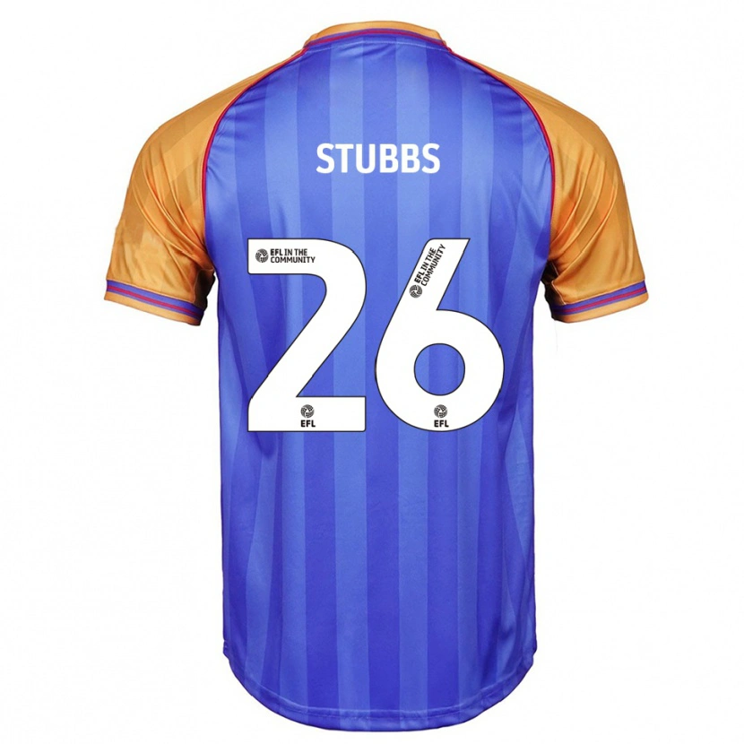 Danxen Homem Camisola Sam Stubbs #26 Azul Laranja Principal 2025/26 Camisa Brasil