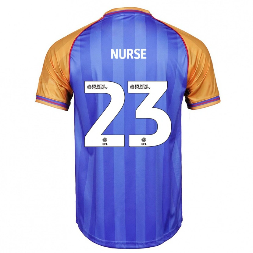 Danxen Homem Camisola George Nurse #23 Azul Laranja Principal 2025/26 Camisa Brasil