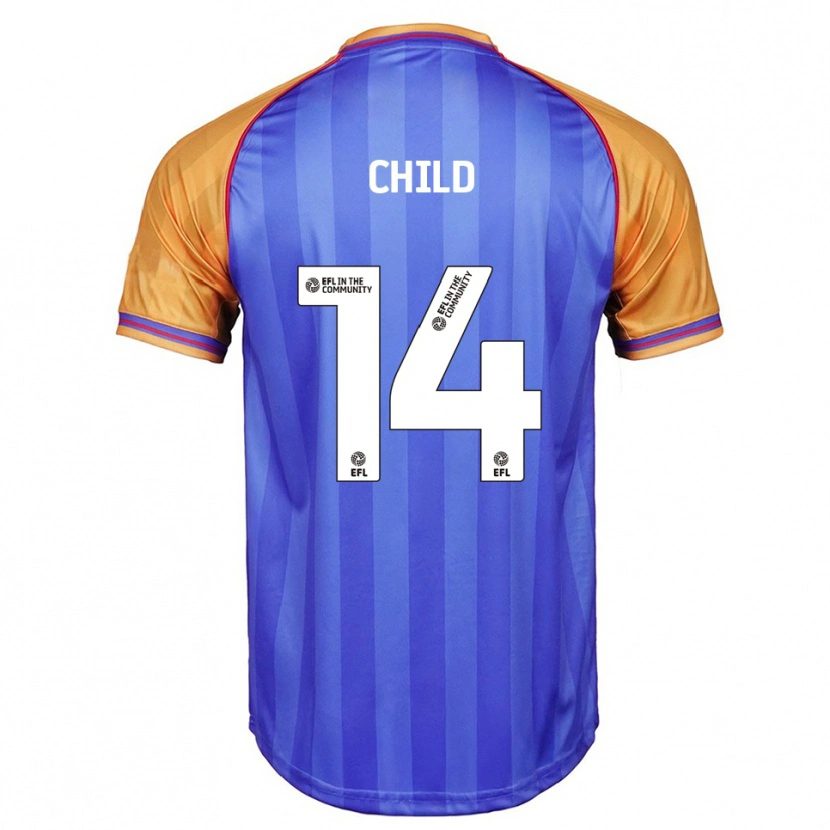 Danxen Homem Camisola Zoe Child #14 Azul Laranja Principal 2025/26 Camisa Brasil