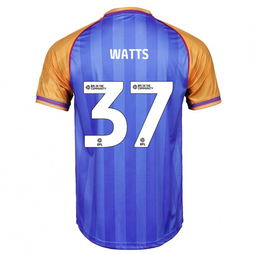 Danxen Homem Camisola Harvey Watts #37 Azul Laranja Principal 2025/26 Camisa Brasil