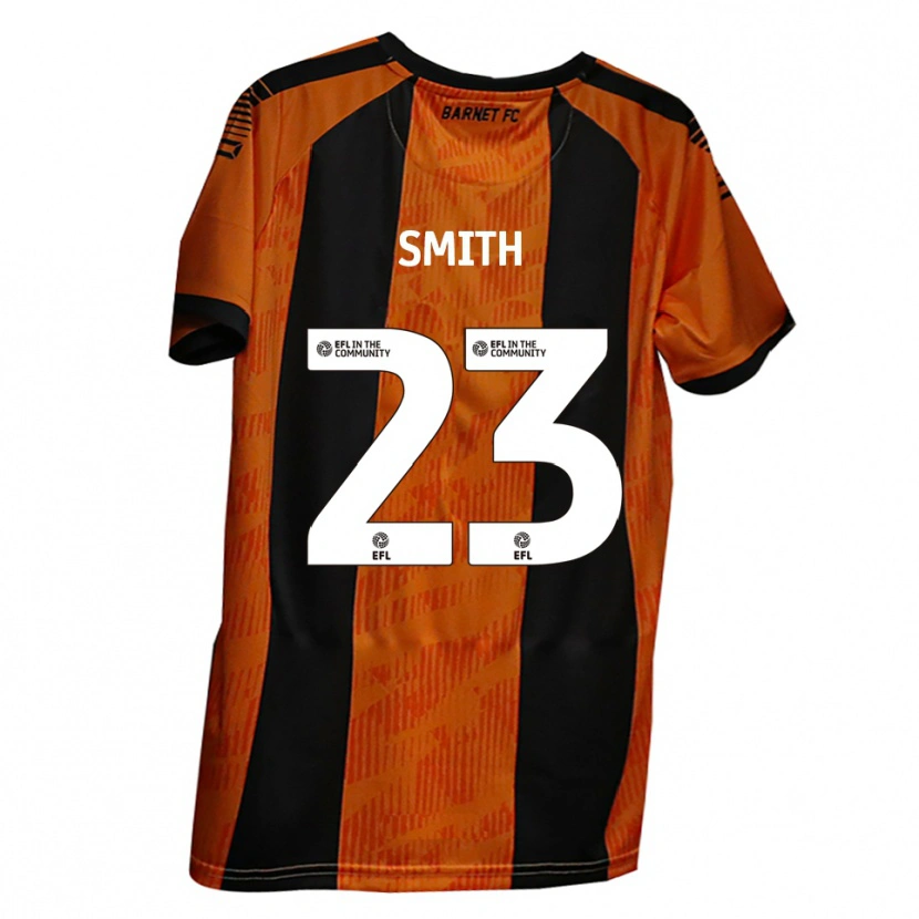 Danxen Homem Camisola Kane Smith #23 Laranja Preto Principal 2025/26 Camisa Brasil