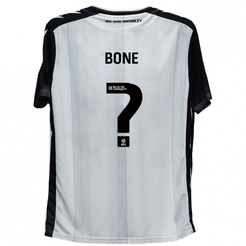 Danxen Homem Camisola Maddie Bone #0 Branco Preto Principal 2025/26 Camisa Brasil