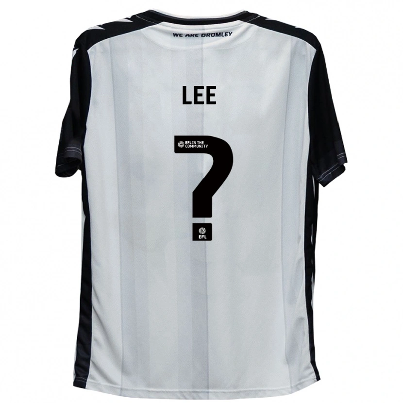 Danxen Homem Camisola Charlotte Lee #0 Branco Preto Principal 2025/26 Camisa Brasil
