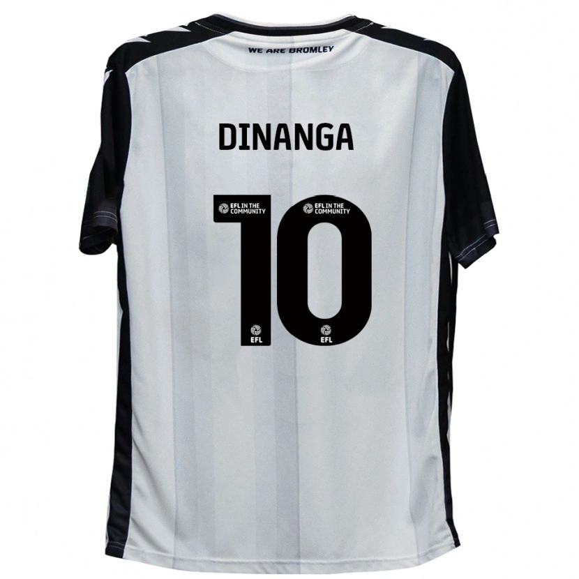 Danxen Homem Camisola Marcus Dinanga #10 Branco Preto Principal 2025/26 Camisa Brasil