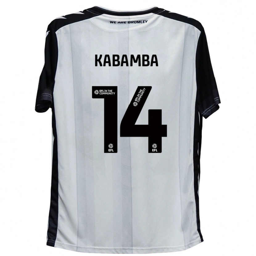 Danxen Homem Camisola Nicke Kabamba #14 Branco Preto Principal 2025/26 Camisa Brasil