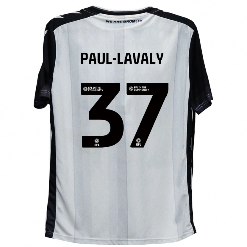 Danxen Homem Camisola Nathan Paul-Lavaly #37 Branco Preto Principal 2025/26 Camisa Brasil