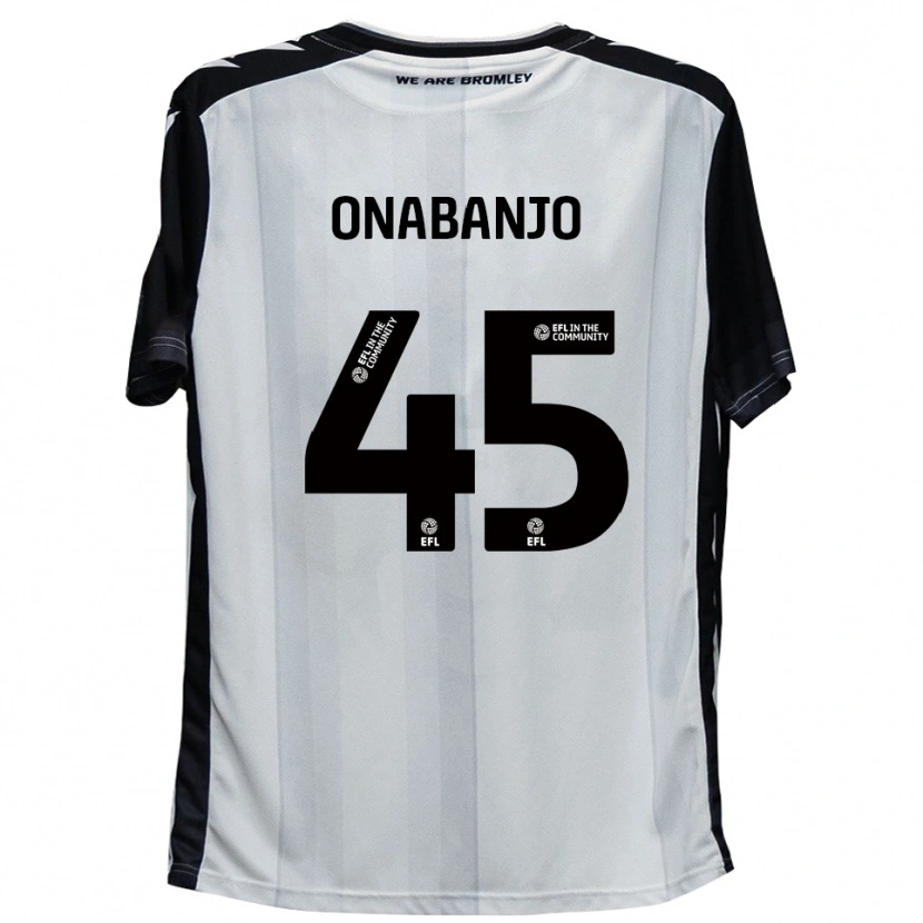 Danxen Homem Camisola Remi Onabanjo #45 Branco Preto Principal 2025/26 Camisa Brasil