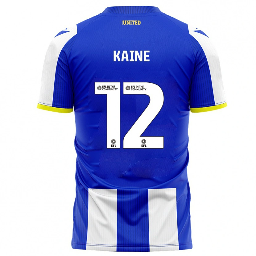 Danxen Homem Camisola Louise Kaine #12 Azul Branco Principal 2025/26 Camisa Brasil
