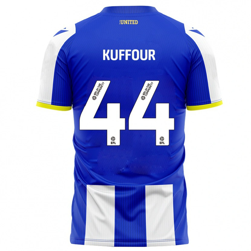 Danxen Homem Camisola Samuel Kuffour Jr. #44 Azul Branco Principal 2025/26 Camisa Brasil