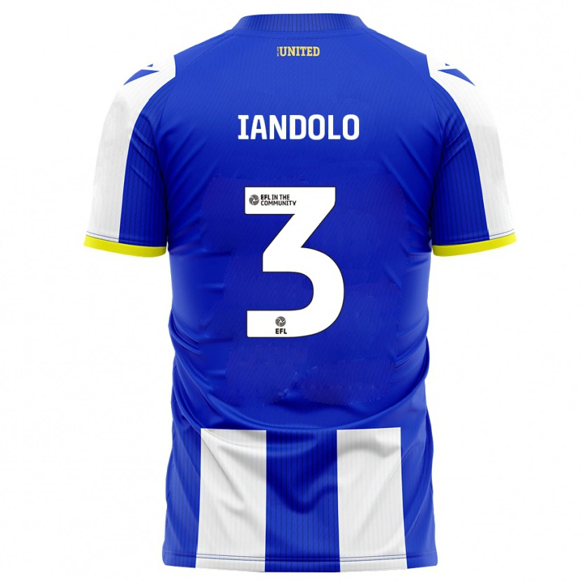 Danxen Homem Camisola Ellis Iandolo #3 Azul Branco Principal 2025/26 Camisa Brasil