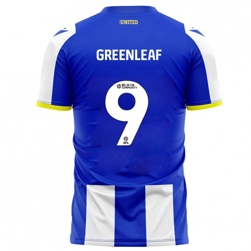 Danxen Homem Camisola Ruby Greenleaf #9 Azul Branco Principal 2025/26 Camisa Brasil