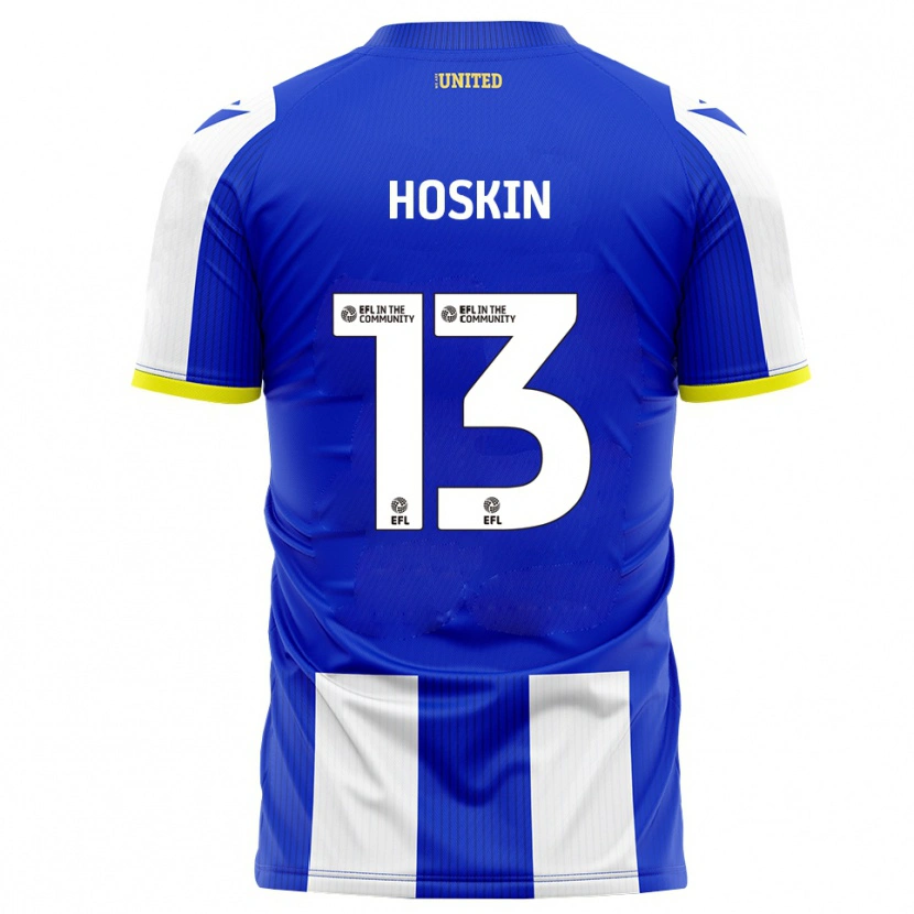 Danxen Homem Camisola Owen Hoskin #13 Azul Branco Principal 2025/26 Camisa Brasil