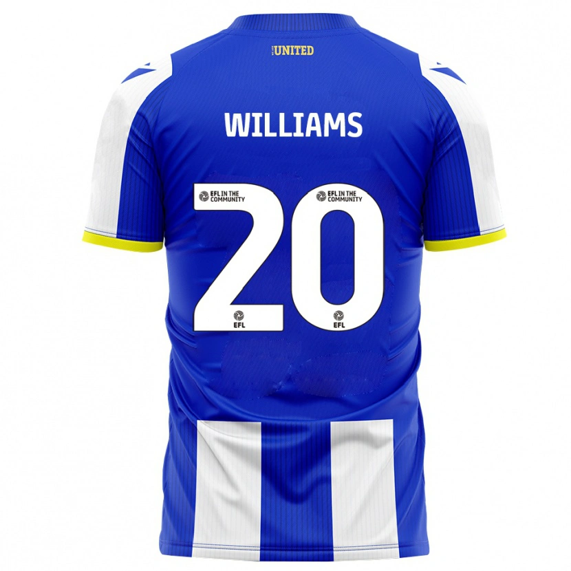 Danxen Homem Camisola Billie-Jo Williams #20 Azul Branco Principal 2025/26 Camisa Brasil
